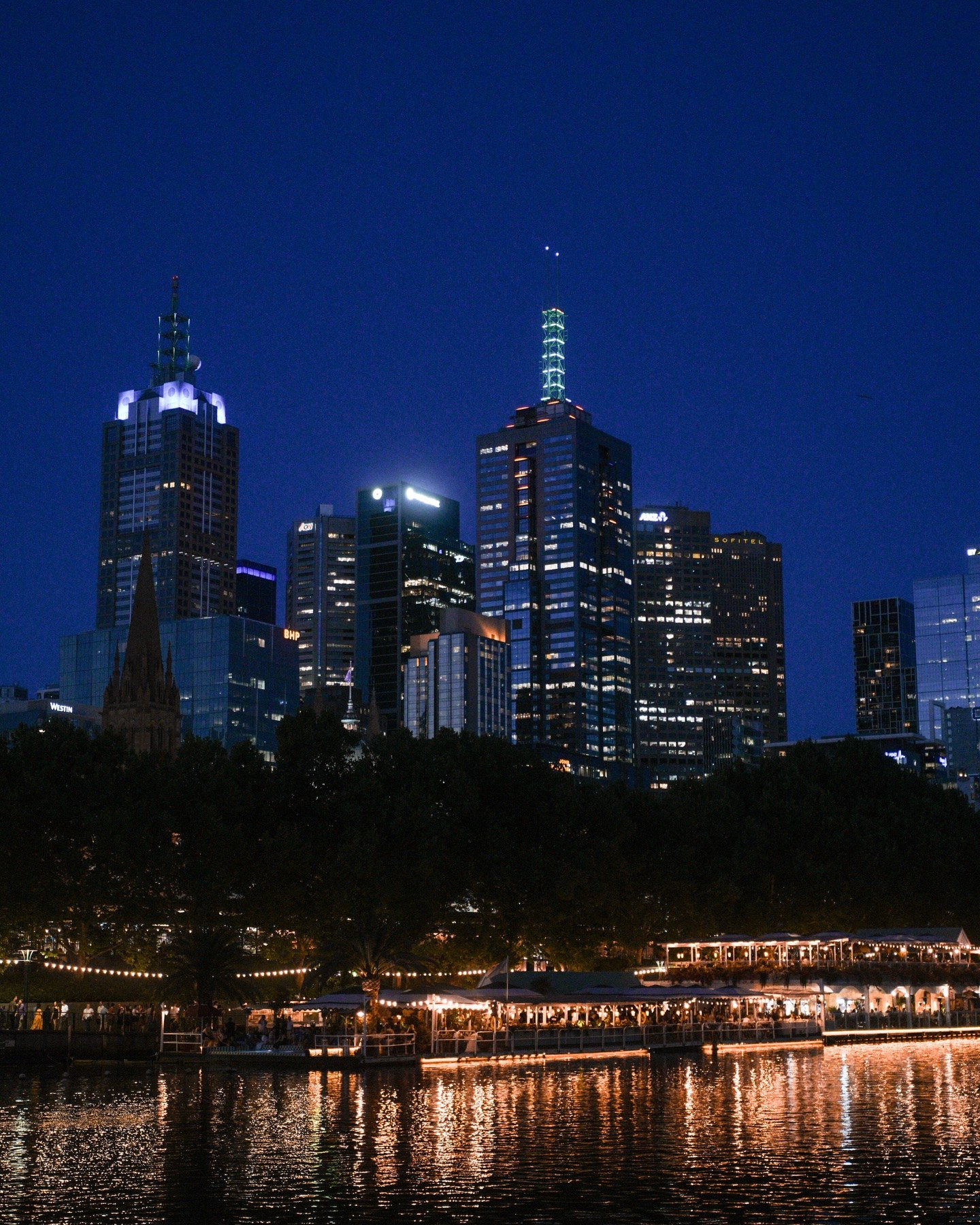 Melbourne City after sunset · 11