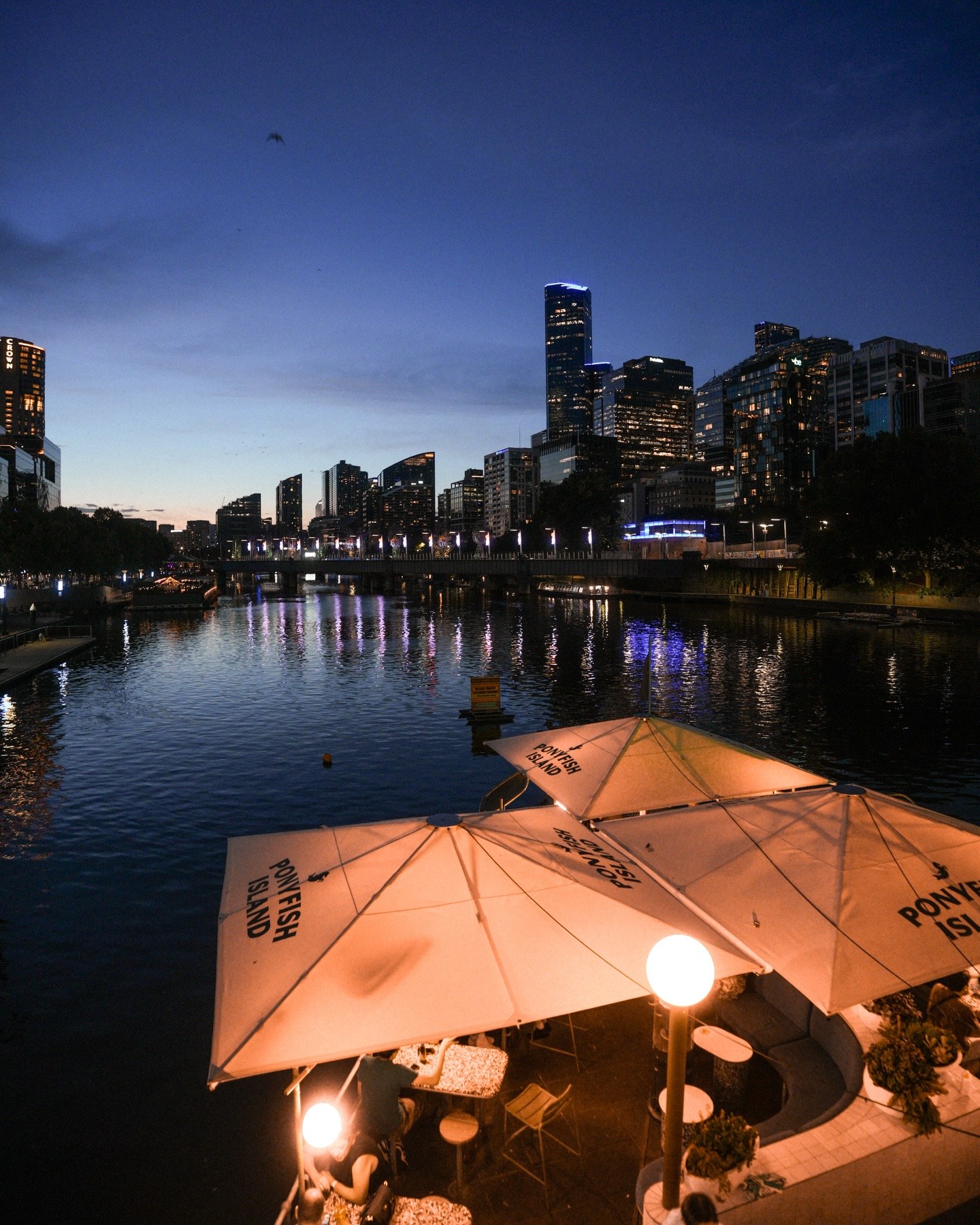 Melbourne City after sunset · 12